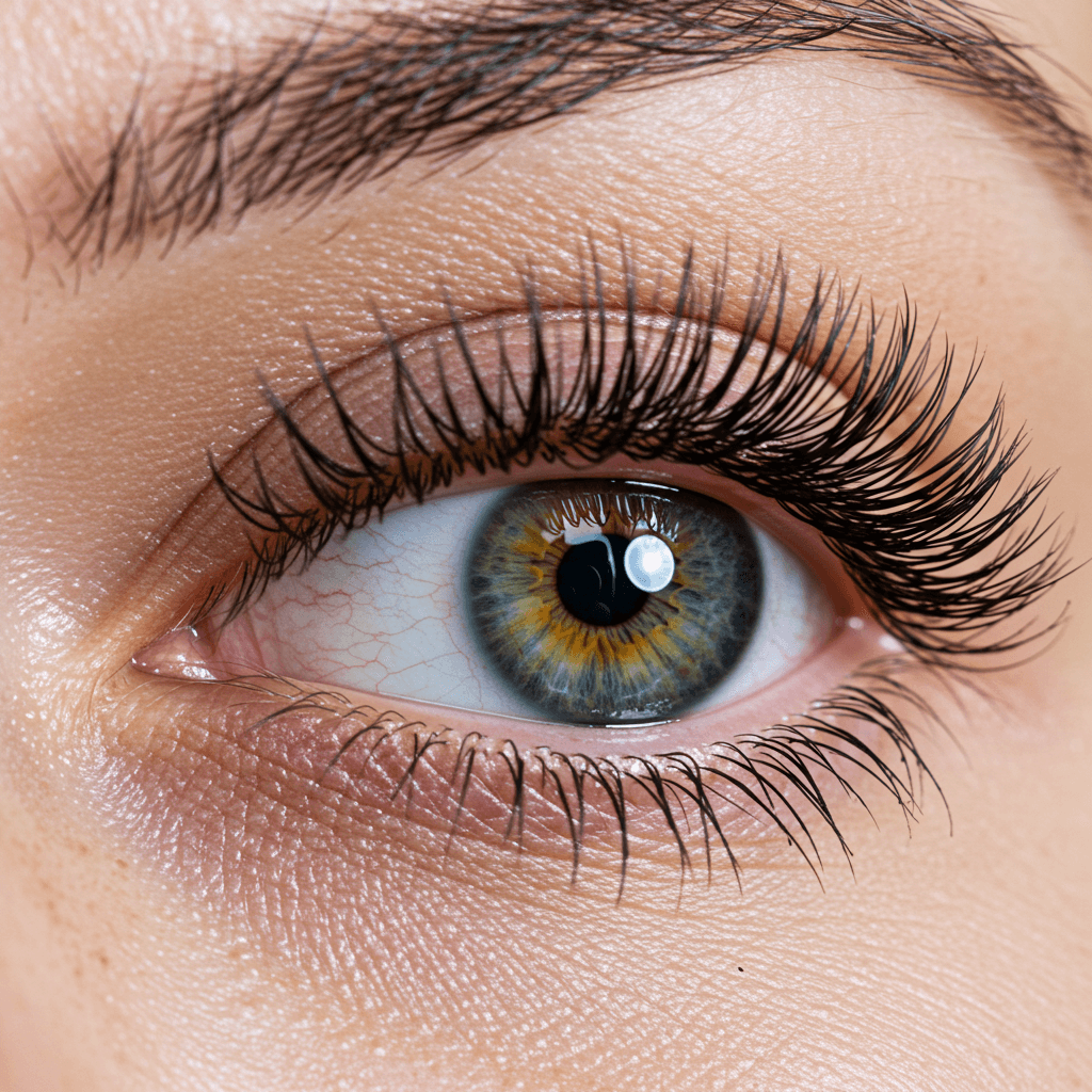 Εντυπωσιακό αποτέλεσμα Lash Lift για μακριές, γυριστές βλεφαρίδες στο κέντρο αισθητικής Skin Lux στο Περιστέρι.