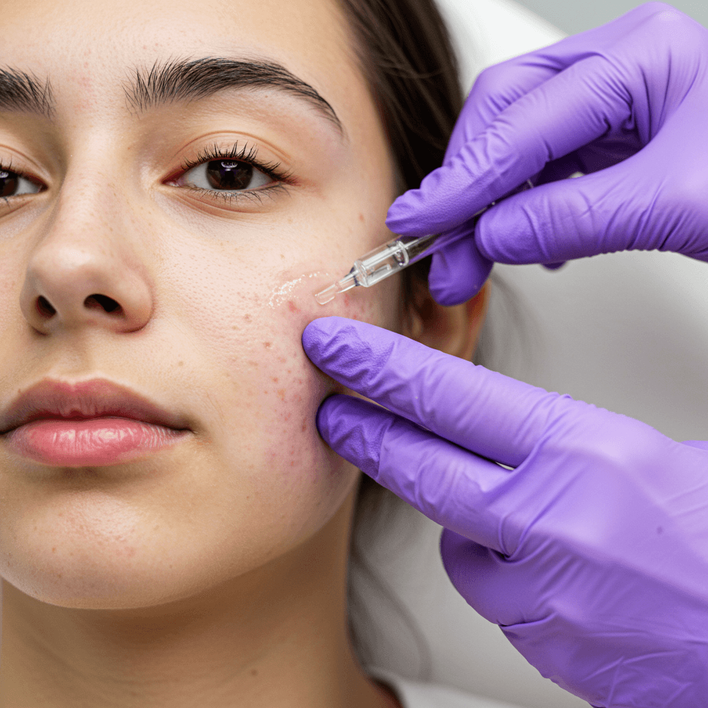 Εξειδικευμένη θεραπεία peeling ακμής με την τεχνολογία nanopeeling στο κέντρο αισθητικής Skin Lux στο Περιστέρι.